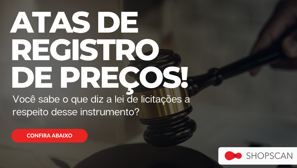 o que diz a lei de licitações sobre atas de registro de preços shopscan distribuidora