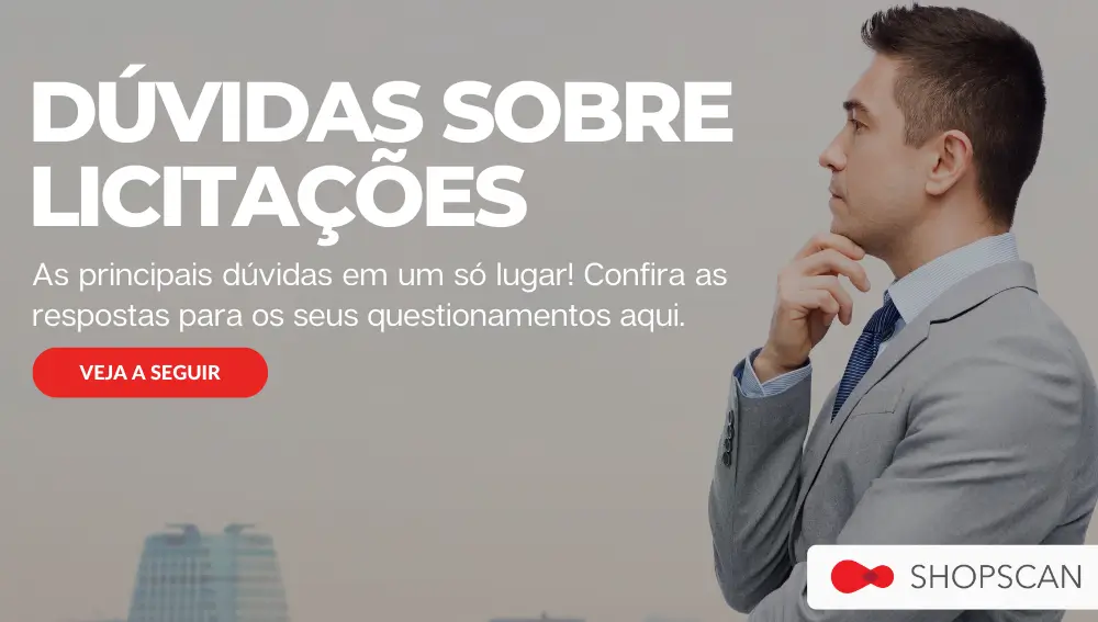 DÚVIDAS SOBRE LICITAÇÕES
