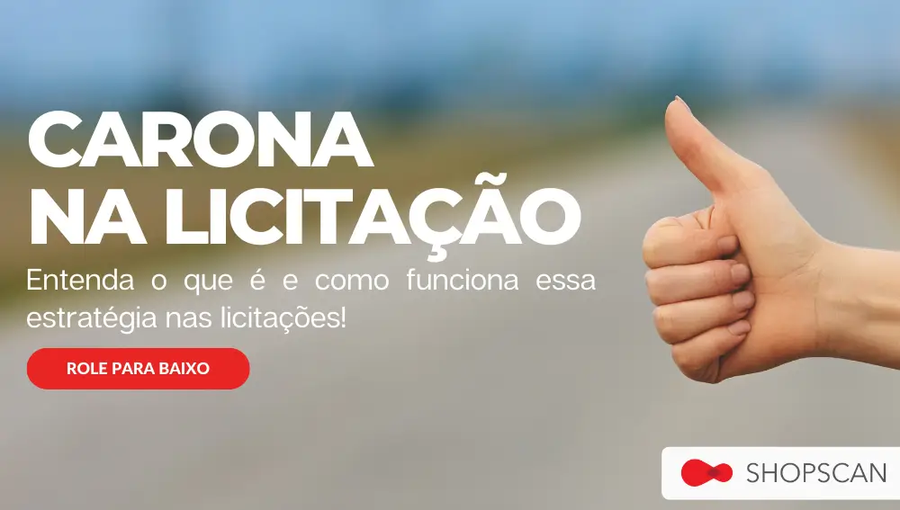 carona  na licitação