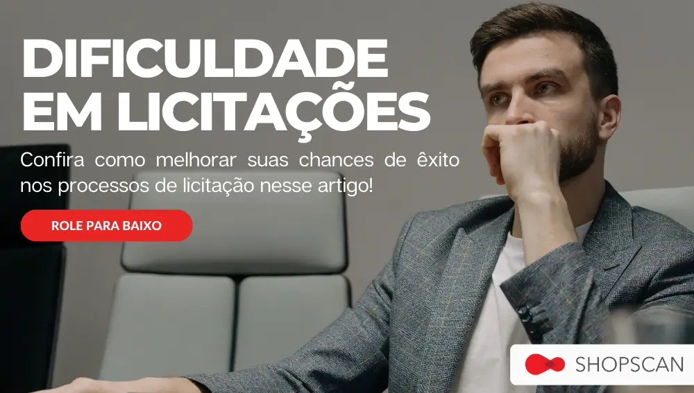 dificuldade em licitações - é dificil Ganhar uma Licitação
