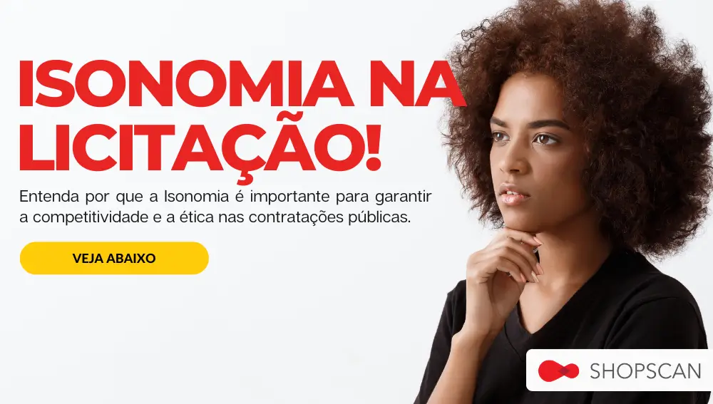 ISONOMIA NA LICITAÇÃO  SHOPSCAN 