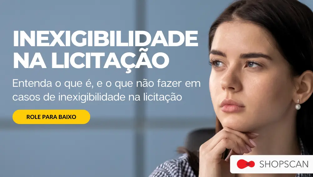 inexigibilidade na licitação o que é