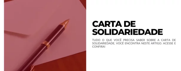 O que é a Carta de Solidariedade na Licitação